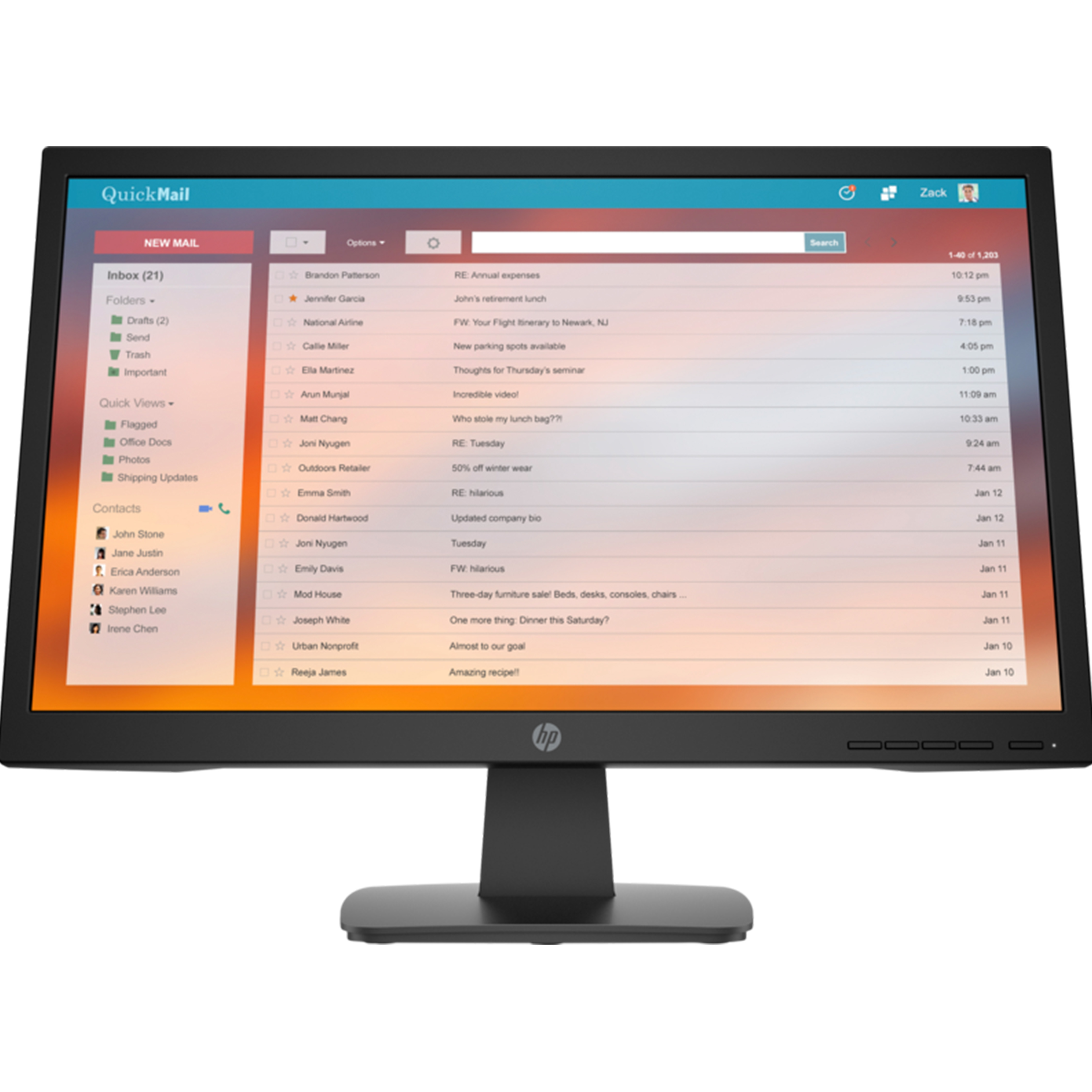   HP P22v G4 Monitor    