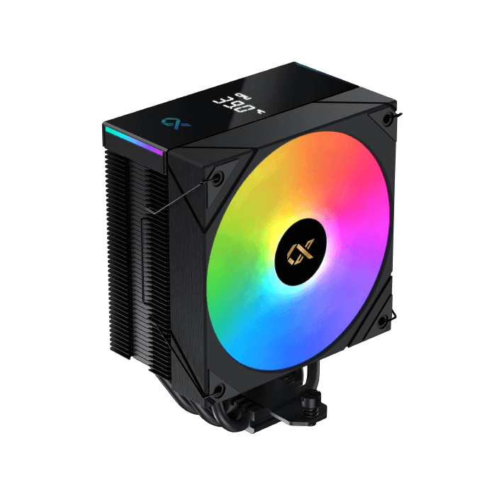   Xigmatek – Air CPU Cooler with LED Display and Customizable ARGB Lighting AK4 Digital    