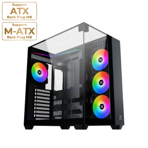   Xigmatek - Aqua V ATX Case with 6 Cooling Fans    
