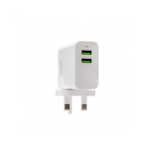   LDNIO - Wall Charger with 2 USB Ports, 17W Power - A2209    