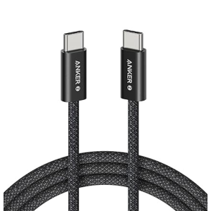   Anker - 240W Braided Charging Cable - Black 1.8m    