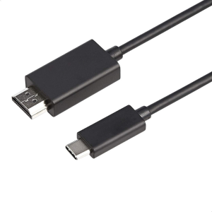   محول كابل USB-C إلى HDMI – بطول 1.8 متر، يدعم 4K @ 60Hz، متوافق مع Thunderbolt 3    