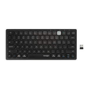   Kensington - Multi-Device Compact Wireless Keyboard (Black) K75504US    